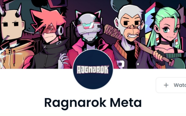 Ragnarok MetaのOpenSeaトップ画像