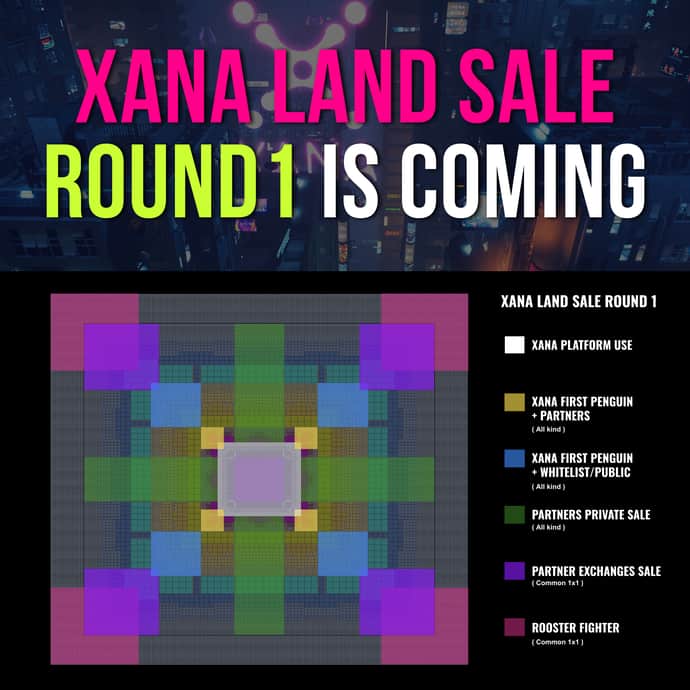 XANA LANDセールの詳細が発表